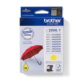 Brother Yellow High Capacity Ink Cartridge 12ml - LC225XLY